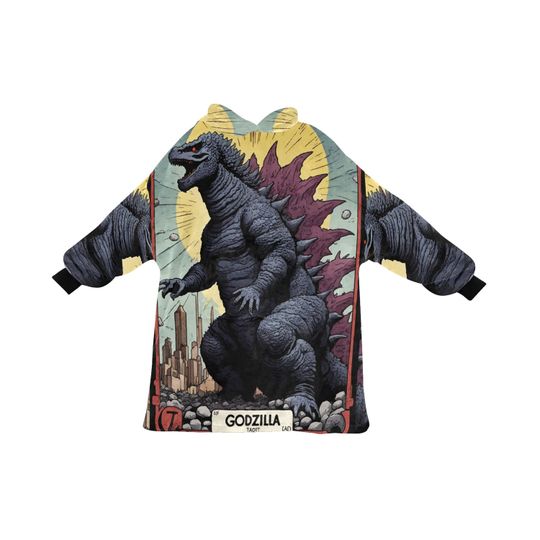 Blanket Hoodie god zilla Gojira Kaiju