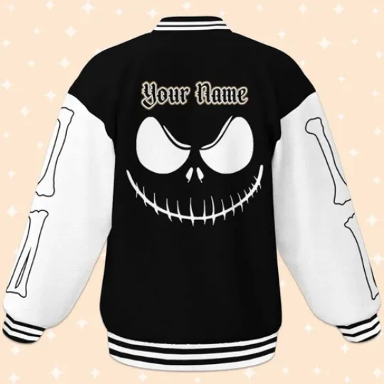 Personalized Nightmare Before Xmas Jack Skellington Jacket