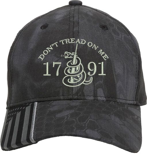 Don't Tread On Me 2nd Amendment 1791 Embroidered Baseball One Size Fits All Structured Hat
