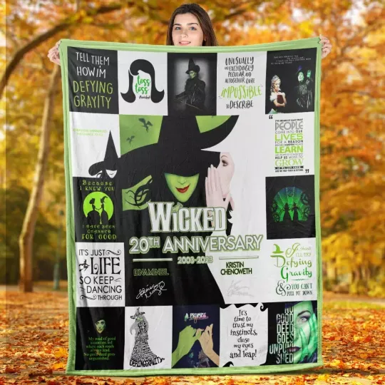 Broadway Wicked The Musical 20th Anniversary Fleece