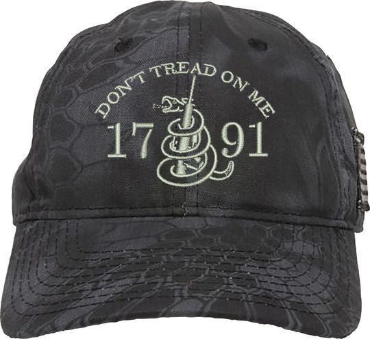 Don't Tread On Me 2nd Amendment 1791 Embroidered Baseball One Size Fits All Structured Hat