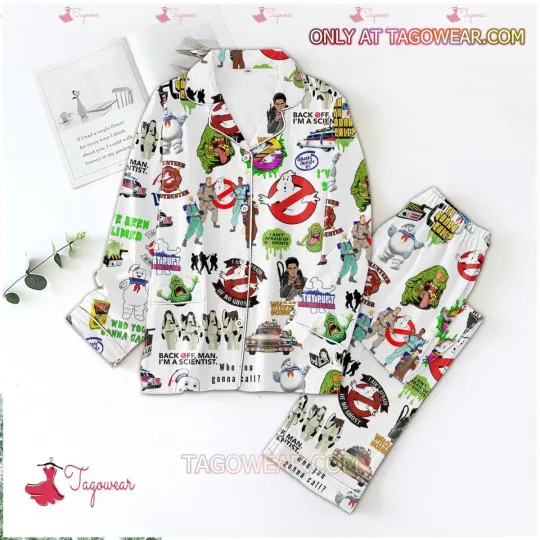 Ghostbusters Back Off Man I’m A Scientist Men Women’s Pajamas Set