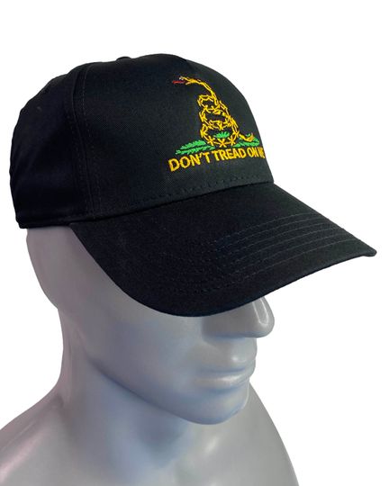 Don't Tread On Me, Patriotic, Military Embroidered 5 Panel Low Profile Baseball Cap