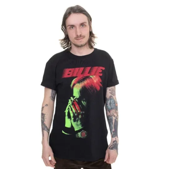Billie Eilish Men's Concert Black T-Shirt