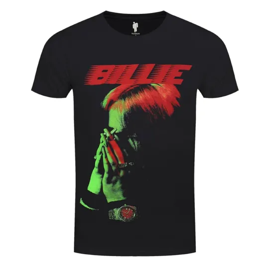 Billie Eilish Men's Concert Black T-Shirt