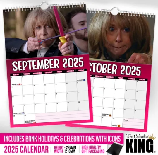 2025 Calendar - Gail Platt – Funny - Quirky - Christmas - Birthday