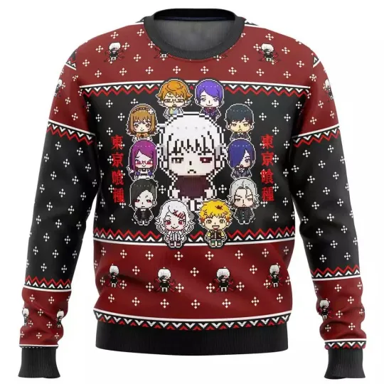 Toky Ghoul Sprites Ugly Christmas Sweater