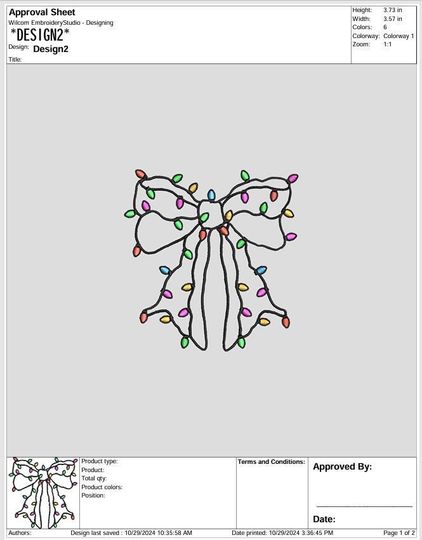 Christmas Light Side Bow Sweatshirts