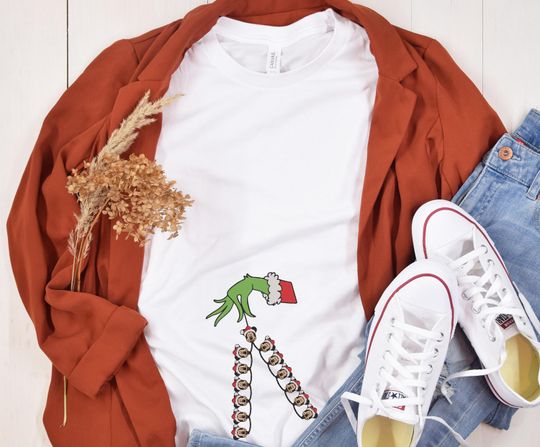 Chirstmas Light Side Green Side Bow Sweatshirts