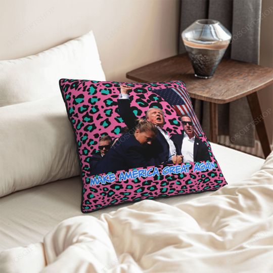 Support Trump Throw Pillow | Christmas Pillow | Christmas Decor