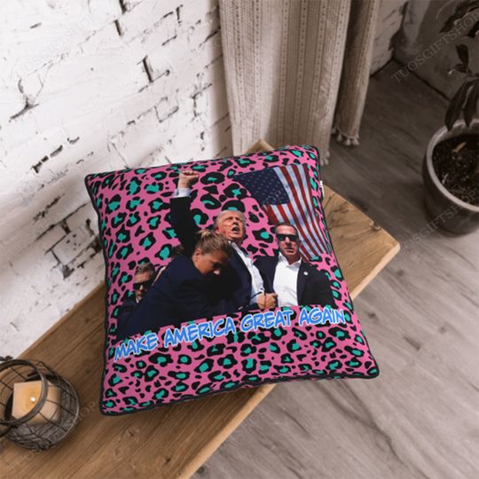 Support Trump Throw Pillow | Christmas Pillow | Christmas Decor