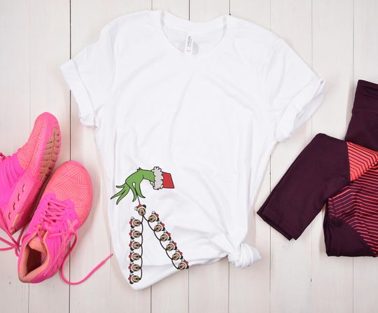 Chirstmas Light Side Green Side Bow Sweatshirts