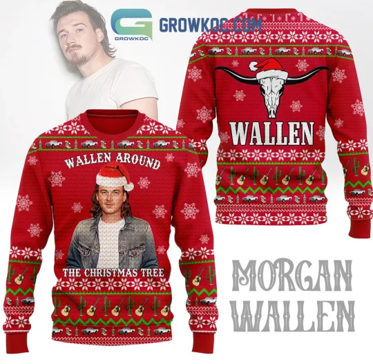Wallen Western Around The Christmas Tree Ugly Sweater