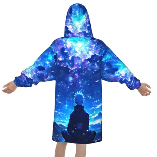 Jujutsu Satoru Gojo Oversized Blanket Hoodie