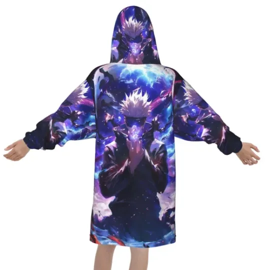 Jujutsu Satoru Gojo Oversized Blanket Hoodie
