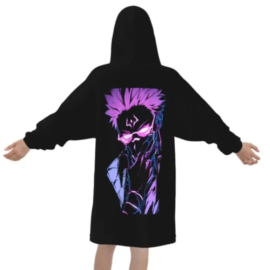 Jujutsu Satoru Gojo Oversized Blanket Hoodie
