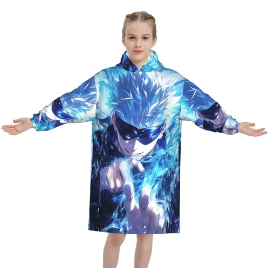 Jujutsu Satoru Gojo Oversized Blanket Hoodie