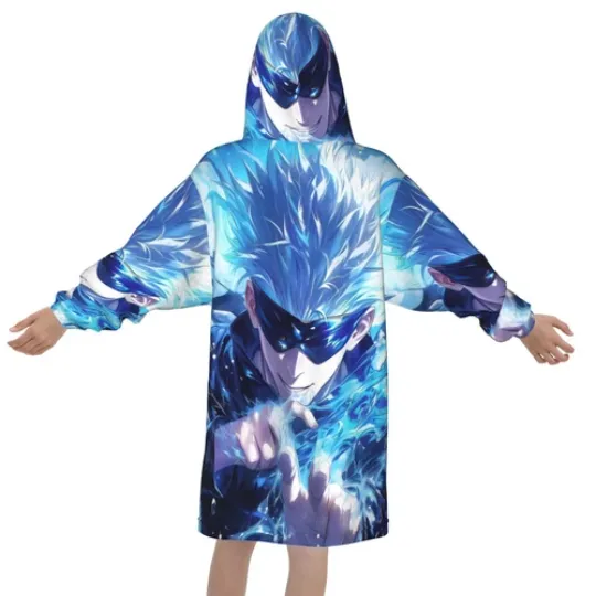 Jujutsu Satoru Gojo Oversized Blanket Hoodie