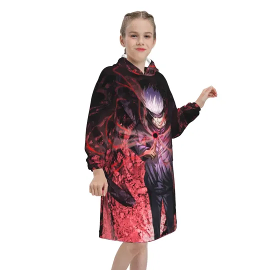 Jujutsu Satoru Gojo Oversized Blanket Hoodie