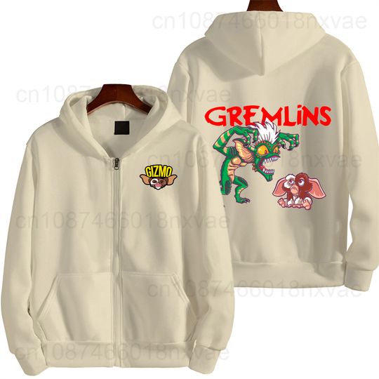 Gremlins White Men Hoodie
