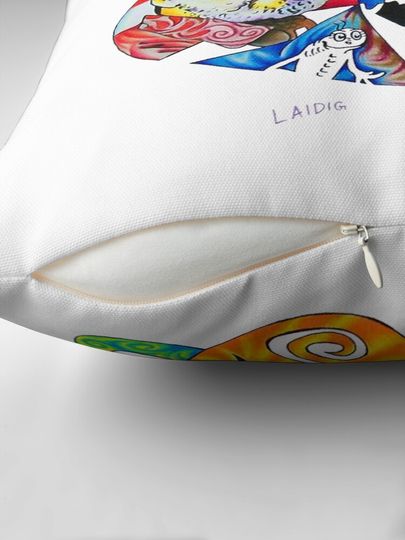 Theodor Seuss Geisel homage Pillow