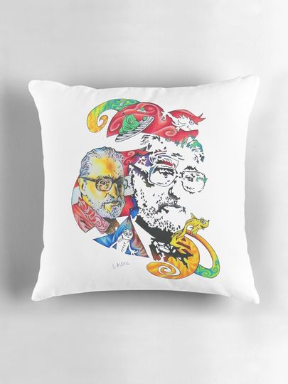 Theodor Seuss Geisel homage Pillow