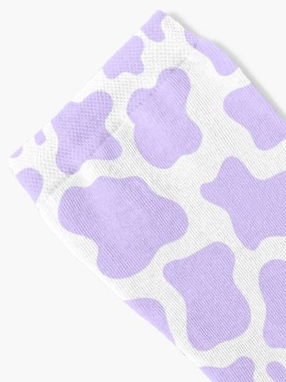 purple cow print! Socks
