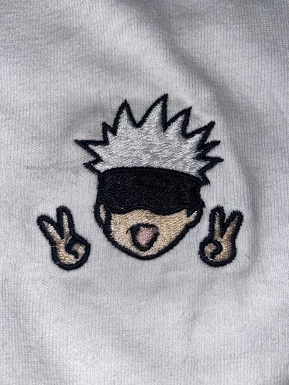 Embroidered Chibi Satoru Gojo Shirt/Sweatshirt/Hoodie