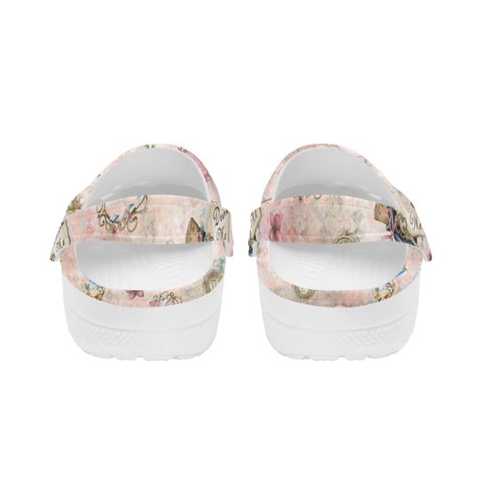 Alice in Wonderland Rubber Clogs