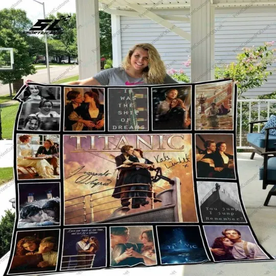 Titanic Quilt, Titanic Movies Quilt Blanket