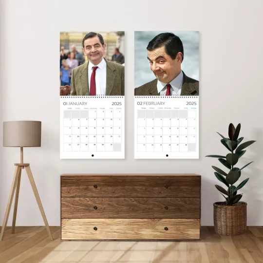 Rowan Atkinson 2025 Comedy Legends Calendar, 12-Month Actor Wall Calendar