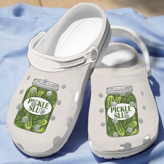 Pickle Bottle Lover Clogs Shoes