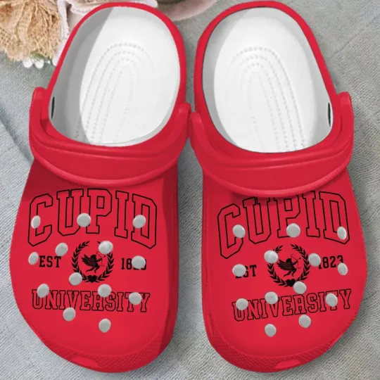 Classic Cupid Est 1823 University Red Clogs Shoes