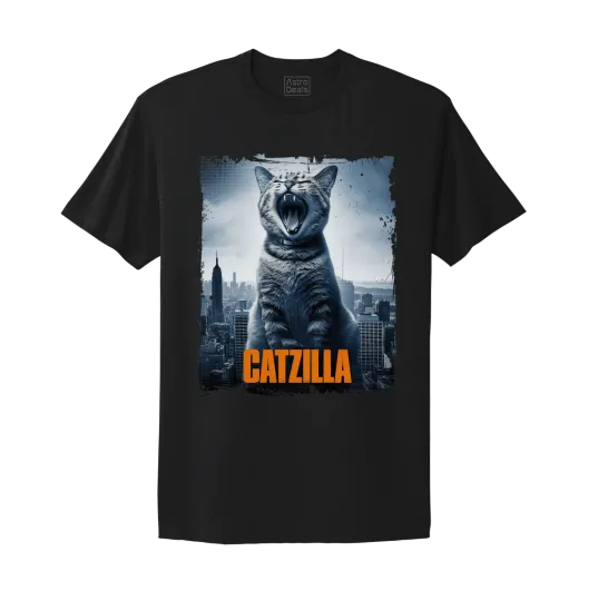 Catzilla Funny Kitty Cat Animal Lover Gift T-shirt