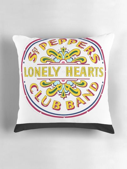 The Beatles The Beatles Logo Pillow