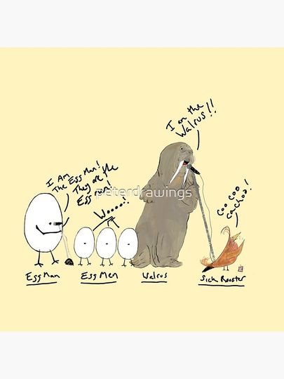 I am the walrus Pillow