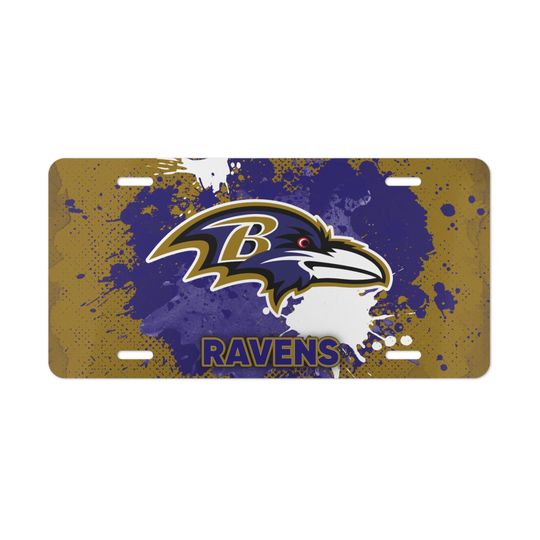 Baltimore Ravens Vanity License Plate