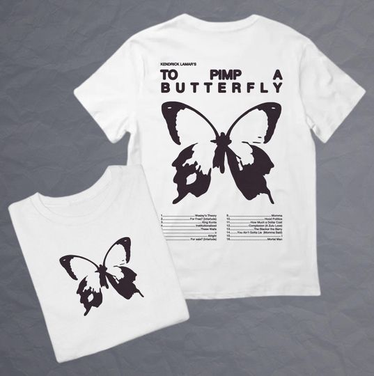 Kendrick Lamar To Pimp a Butterfly Double Sided T Shirt