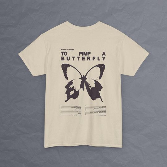 Kendrick Lamar To Pimp a Butterfly Double Sided T Shirt