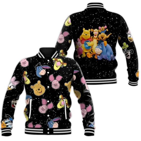 Winnie The Pooh Disney Baseball Jacket
