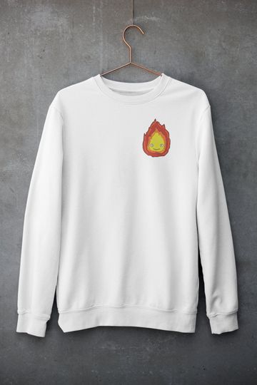 Embroidered Calcifer Sweatshirt