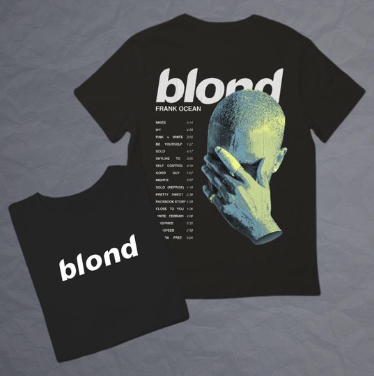 Frank Ocean Blond  Green Design Double Sided T Shirt