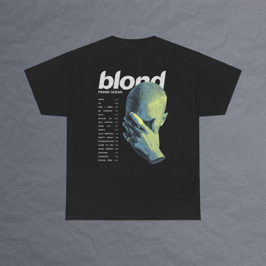 Frank Ocean Blond  Green Design Double Sided T Shirt