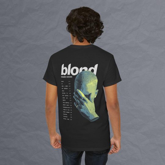 Frank Ocean Blond  Green Design Double Sided T Shirt