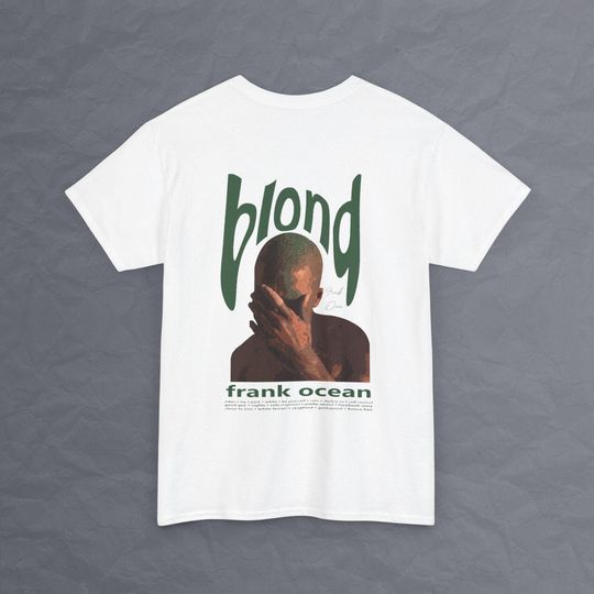 Frank Ocean Blond  Cream Design Double Sided T Shirt
