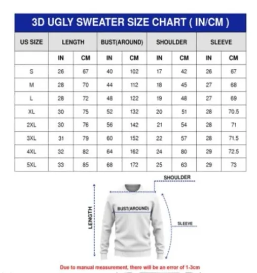 Super Hero Batman Ugly Christmas Sweater Size Gift For Her  Him