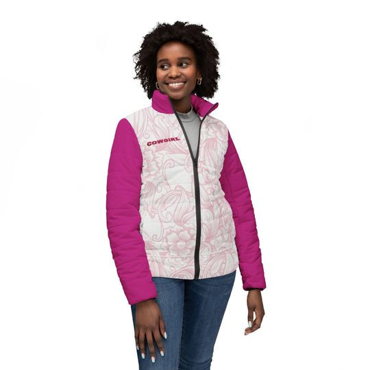 Cowgirl Chic Womens Puffer Jacket
