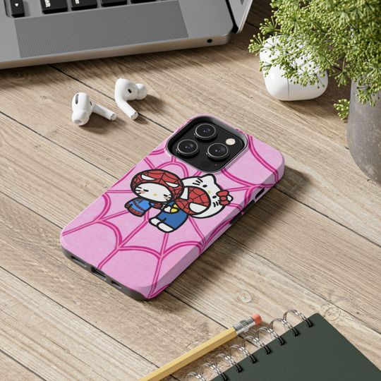 Hello Kitty and Spiderman Phone Case