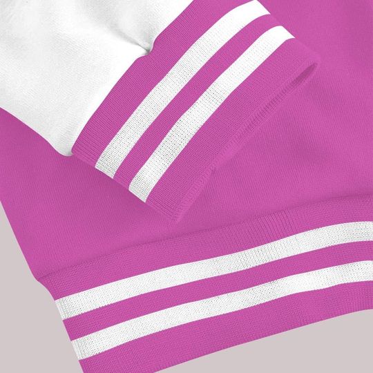 Dunkare Hyper Violet 4s Baseball Jacket - Havok Bear Vasity Jacket Unisex New