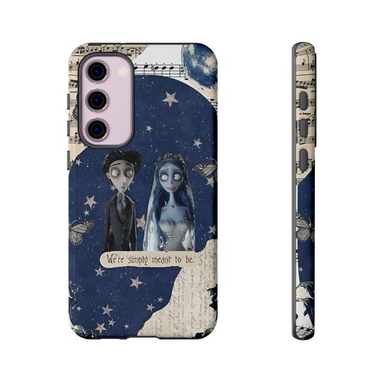 Corpse Bride Design Phone Case, Gothic Skull Cover